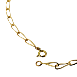 Chaîne en or jaune, maille cheval