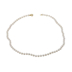 Collier en or jaune et perles de culture 5,5 - 6mm