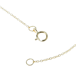 Collier or jaune coeur rhodie diamants