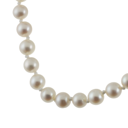 Chocker en or jaune et perles de culture 4 - 5 mm