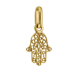 Pendentif en or jaune, main de fatma petit modèle