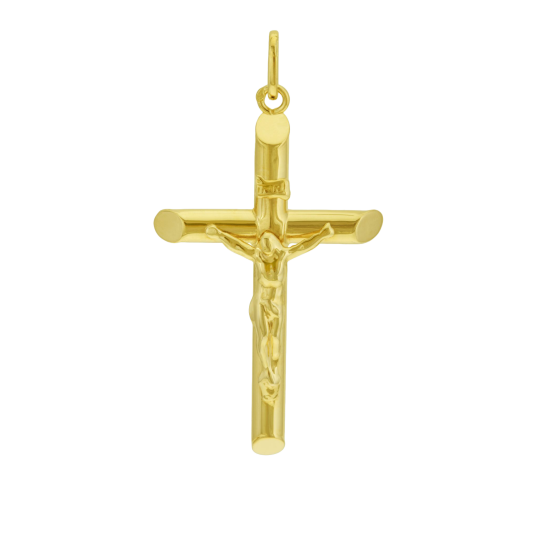 Croix en or jaune, Christ