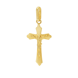 Croix en or jaune, Christ, grand  modèle