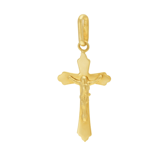 Croix en or jaune, Christ, grand  modèle