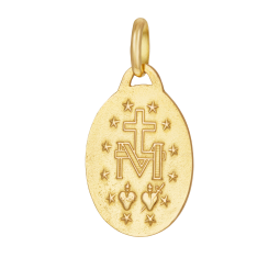 Médaille en or jaune, Vierge