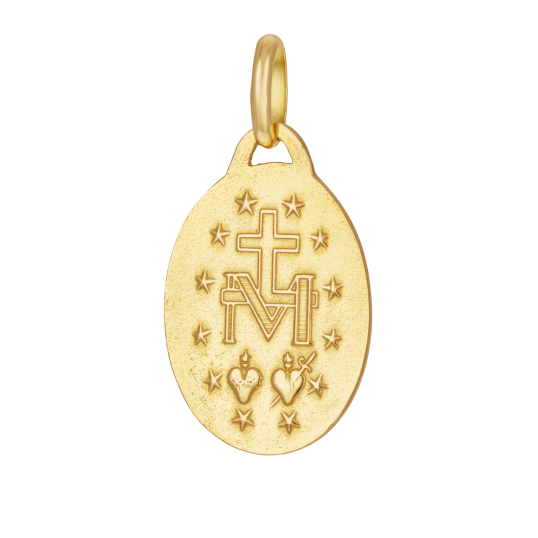 Médaille en or jaune, Vierge