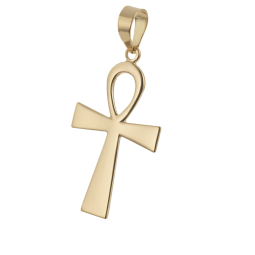 Croix en or jaune, Egyptienne