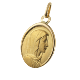 Médaille en or jaune, Vierge