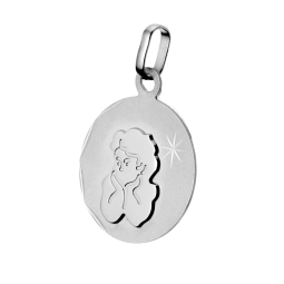 Médaille en or gris, Ange