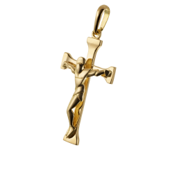 Croix en or jaune, Christ