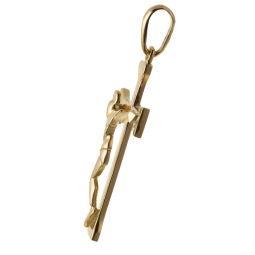 Croix en or jaune, Christ