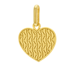 Pendentif en or jaune, coeur