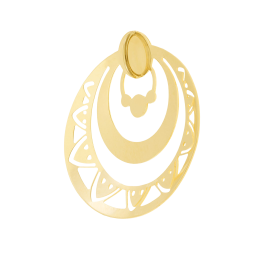 Pendentif en or jaune et laque 