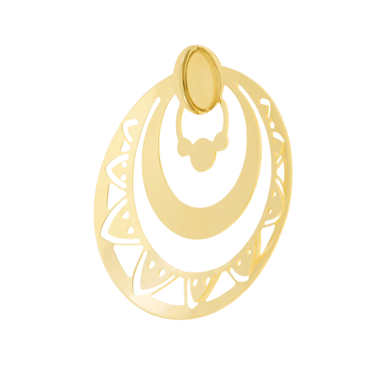 Pendentif en or jaune et laque 