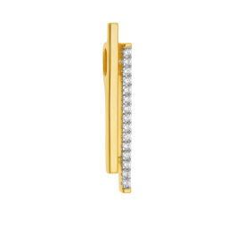 Pendentif en or jaune et rhodié, diamants