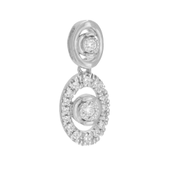 Pendentif en or gris et diamants