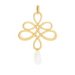 Pendentif en or jaune et nacre