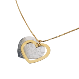 Collier 2 ors et pendentif