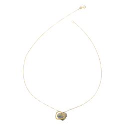Collier 2 ors et pendentif