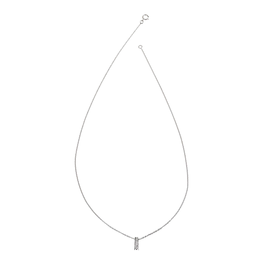 Pendentif en or gris et diamants