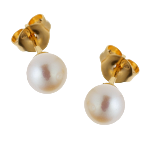 Boucles d'oreilles perle de culture d'eau douce