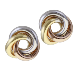 Boucles d'oreilles en 3 ors