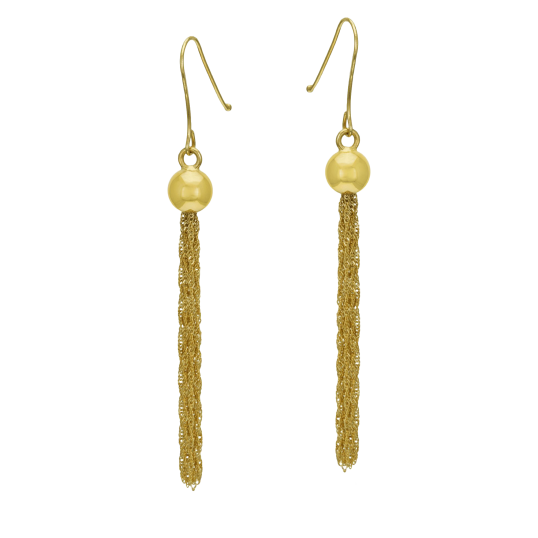Boucles d'oreilles en or jaune