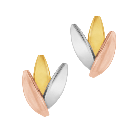 Boucles d'oreilles en 3 ors