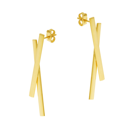 Boucles d'oreilles en or jaune