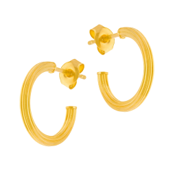 Créoles en or jaune