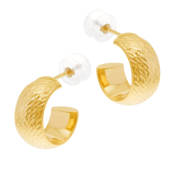 Créoles en or jaune
