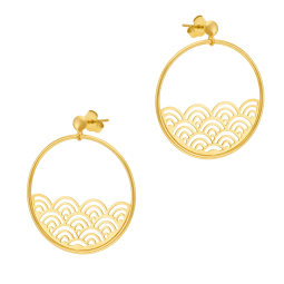 Boucles d'oreilles en or jaune