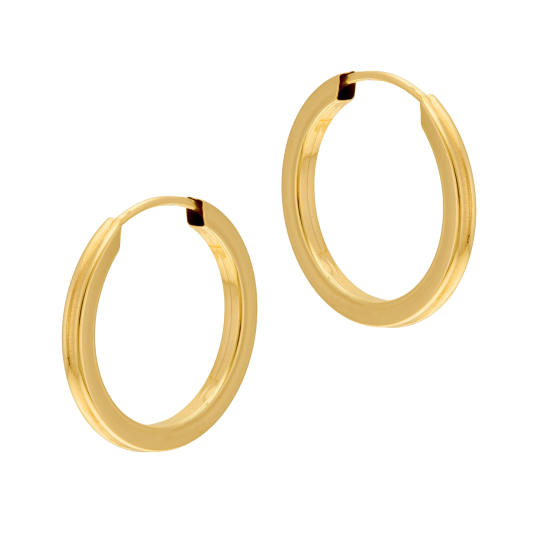 Créoles en or jaune