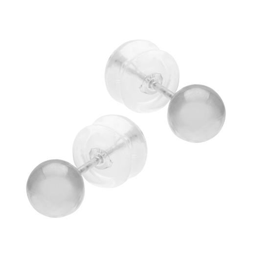 Boucles d'oreilles en or gris