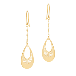 Boucles d'oreilles en or jaune