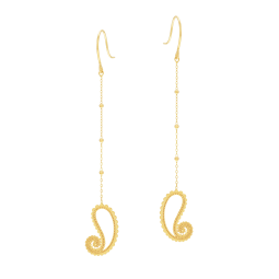 Boucles d'oreilles en or jaune 