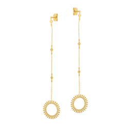 Boucles d'oreilles en or jaune 