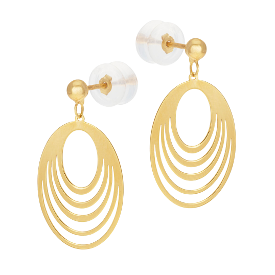 Boucles d'oreilles en or jaune