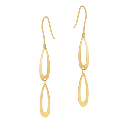 Boucles d'oreilles en or jaune 