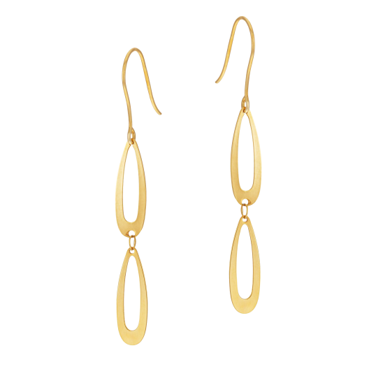 Boucles d'oreilles en or jaune 