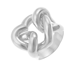Bague en argent rhodié