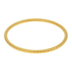 Bracelet jonc en argent doré 