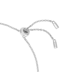 Bracelet en argent rhodié et rhodié noir, oxydes de zirconium, étoile de mer