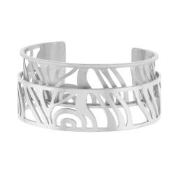Bracelet jonc Méli Versa en acier, 20mm