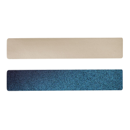Simili cuir bleu-beige pour bracelet jonc Méli Versa 30mm