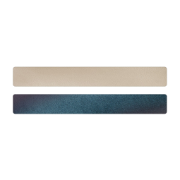 Simili cuir bleu-beige pour bracelet jonc Méli Versa 20mm