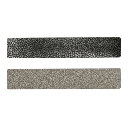 Simili cuir noir-pailleté pour bracelet jonc Méli Versa 30mm
