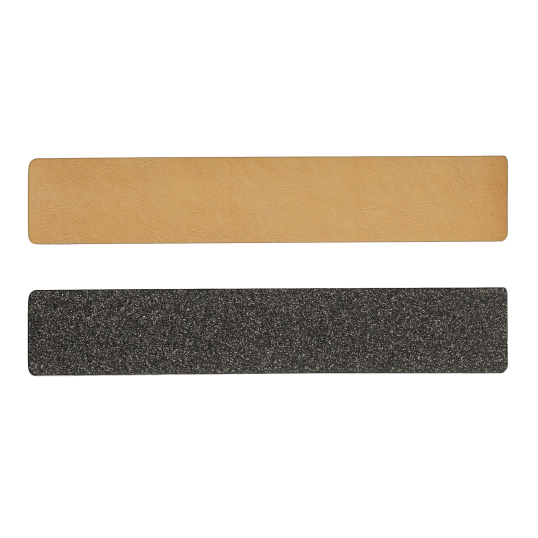 Simili cuir marron-pailleté pour bracelet jonc Méli Versa 30mm