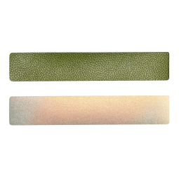 Simili cuir vert-doré pour bracelet jonc Méli Versa 30mm
