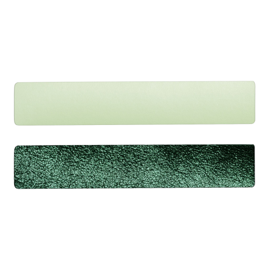 Simili cuir vert-pailleté pour bracelet jonc Méli Versa 30mm